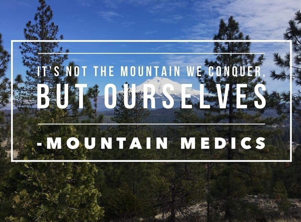 It is not the mountain we conquer but ourselves. 

 #pnw #emtlife #paramediclife