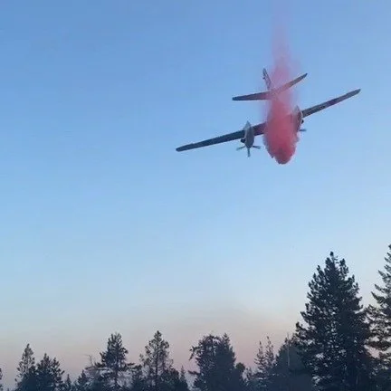 ire retardant drops are a vital part of wildfire suppression. They slow the spread of flames, give crews crucial time to contain the fire, and help protect communities and natural resources.

#FireRetardant #WildfireResponse #FireSeason #AerialFirefi
