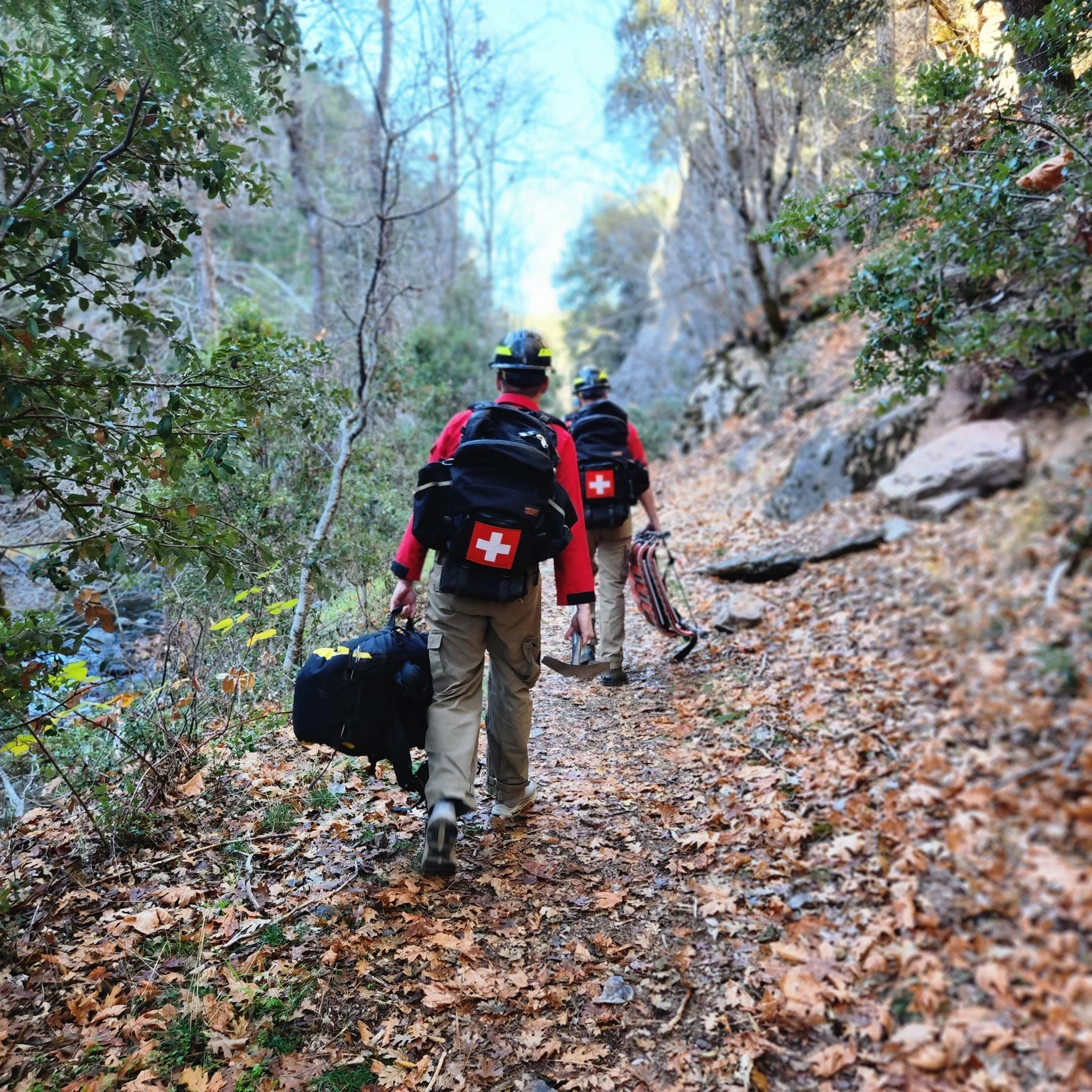 Our medics hike in with the fire crews and remain on standby at all times, ready for whatever the line brings.

#FirelineMedics #WildlandFire #OnTheLine #EmergencyReady #CrewFirst