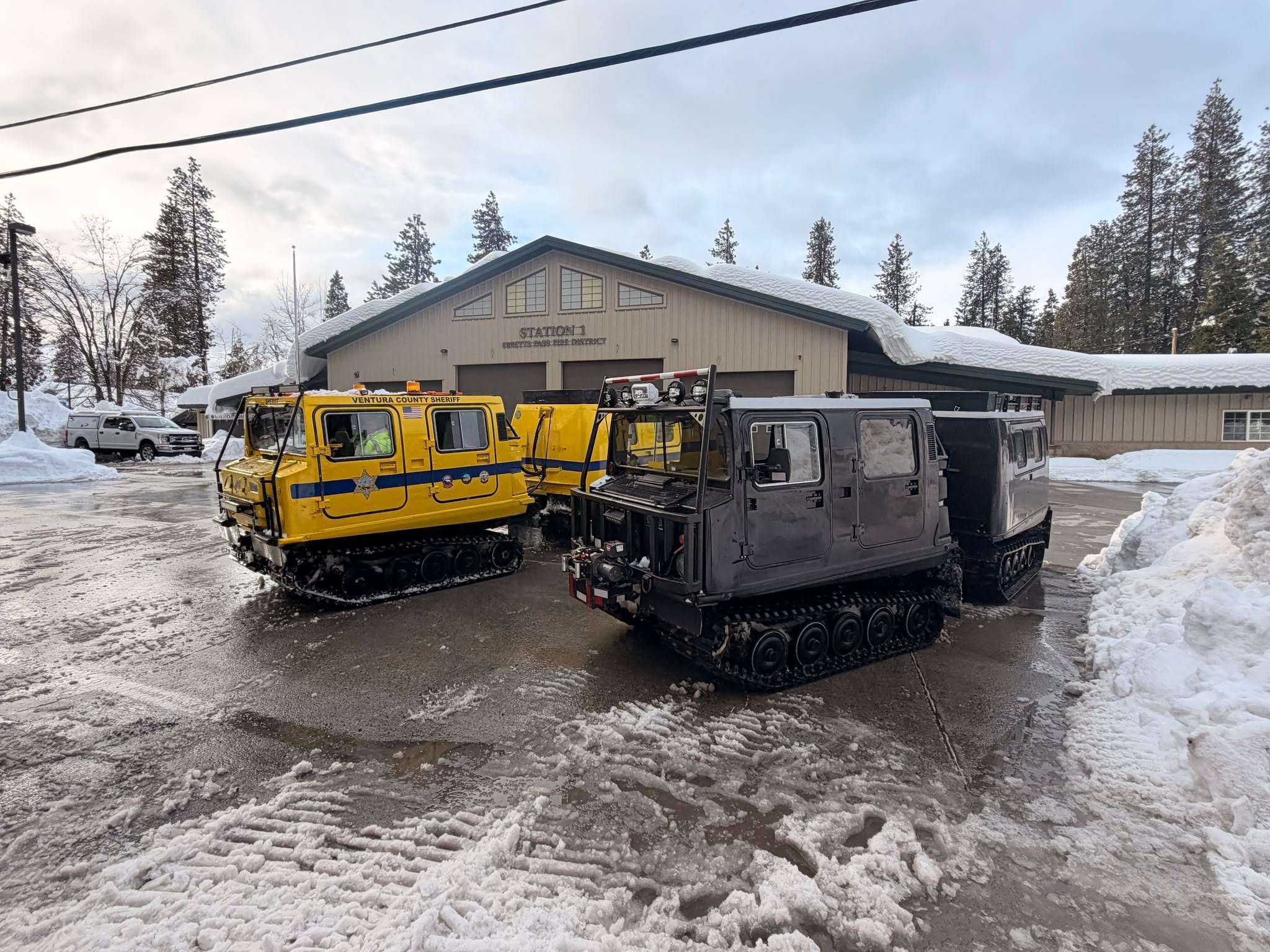 It isn&rsquo;t very often you run into another H&auml;gglunds out on assignment!
We had to pull over and grab a photo&mdash;no way you pass that up. Always great crossing paths with another crew out here tackling the same kind of terrain and getting 
