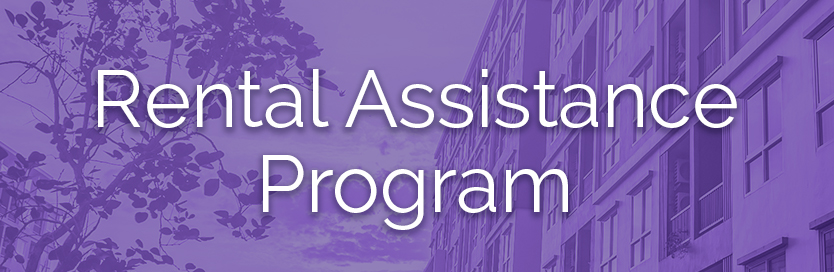 Rental assistance program button