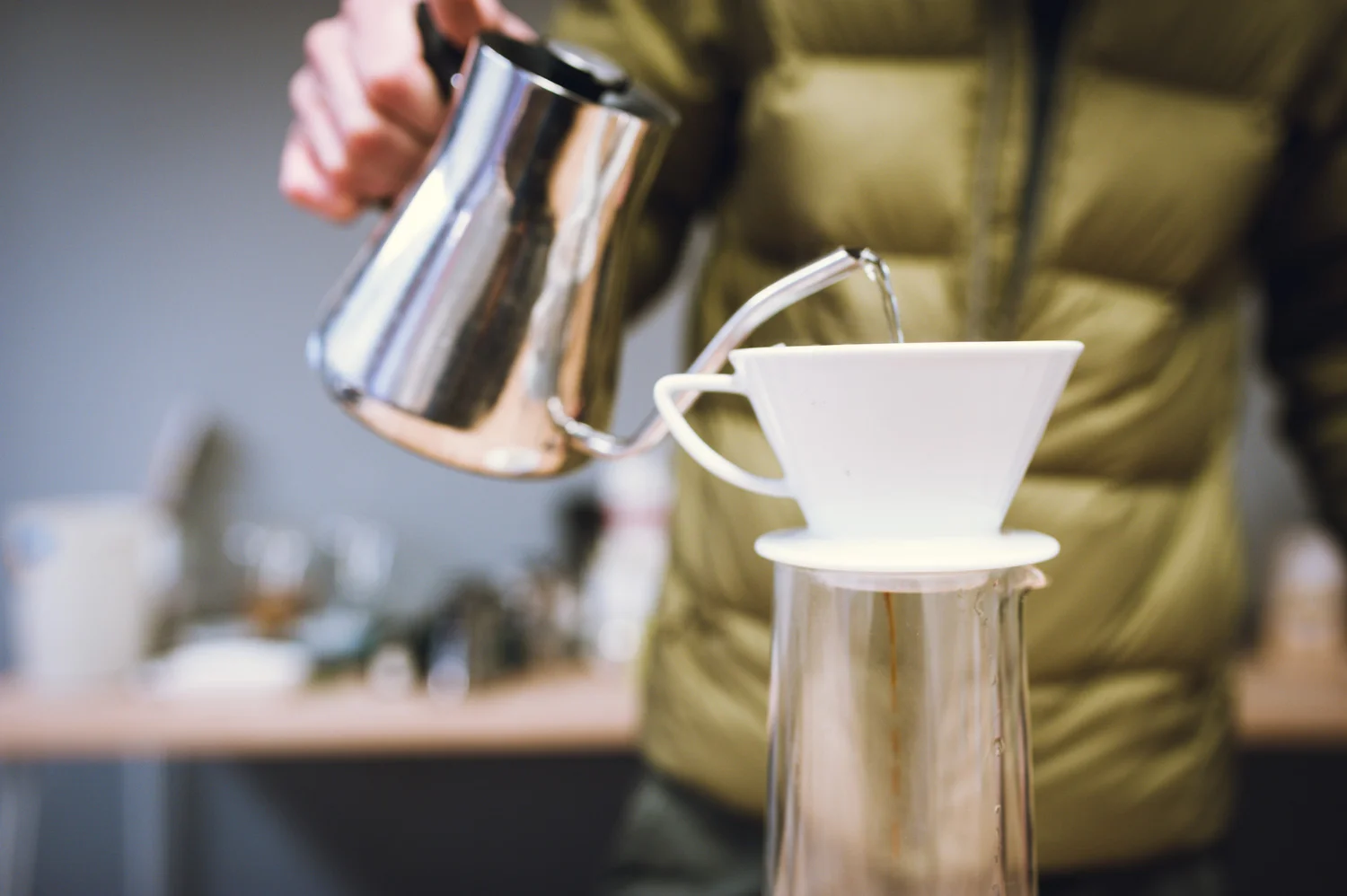 Fellow Stagg Kettle and Ceramic Kalita Wave brewer