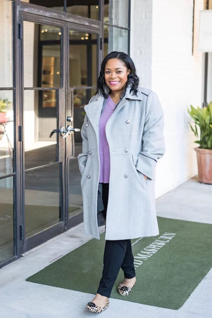 Feminine Military Coat