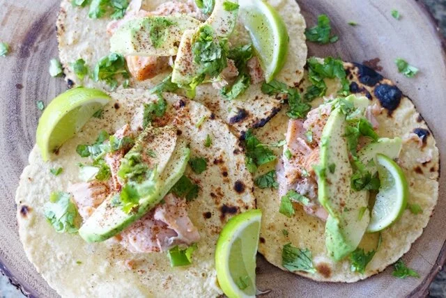 Baked Salmon Tacos | A 5-Ingredient Recipe You'll Have on Repeat!