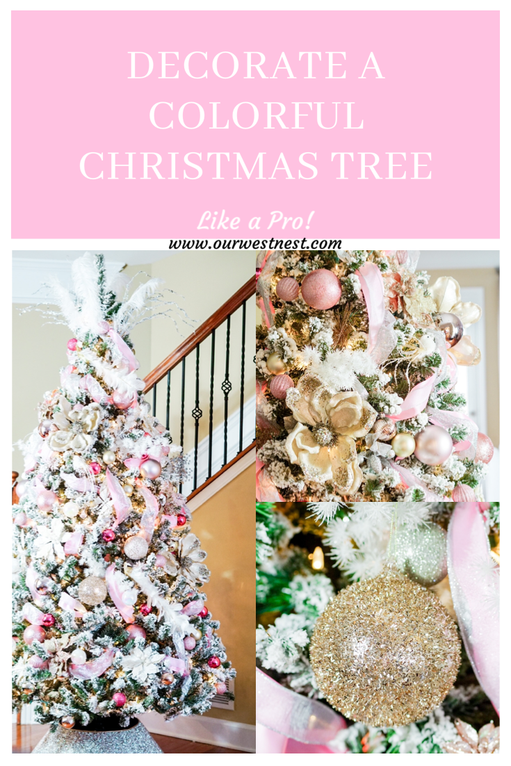 How to Create a Colorful Christmas Tree with Ribbon and Ornaments — Our ...