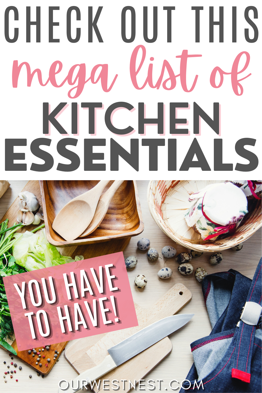 Kitchen Must Haves – Honey We're Home