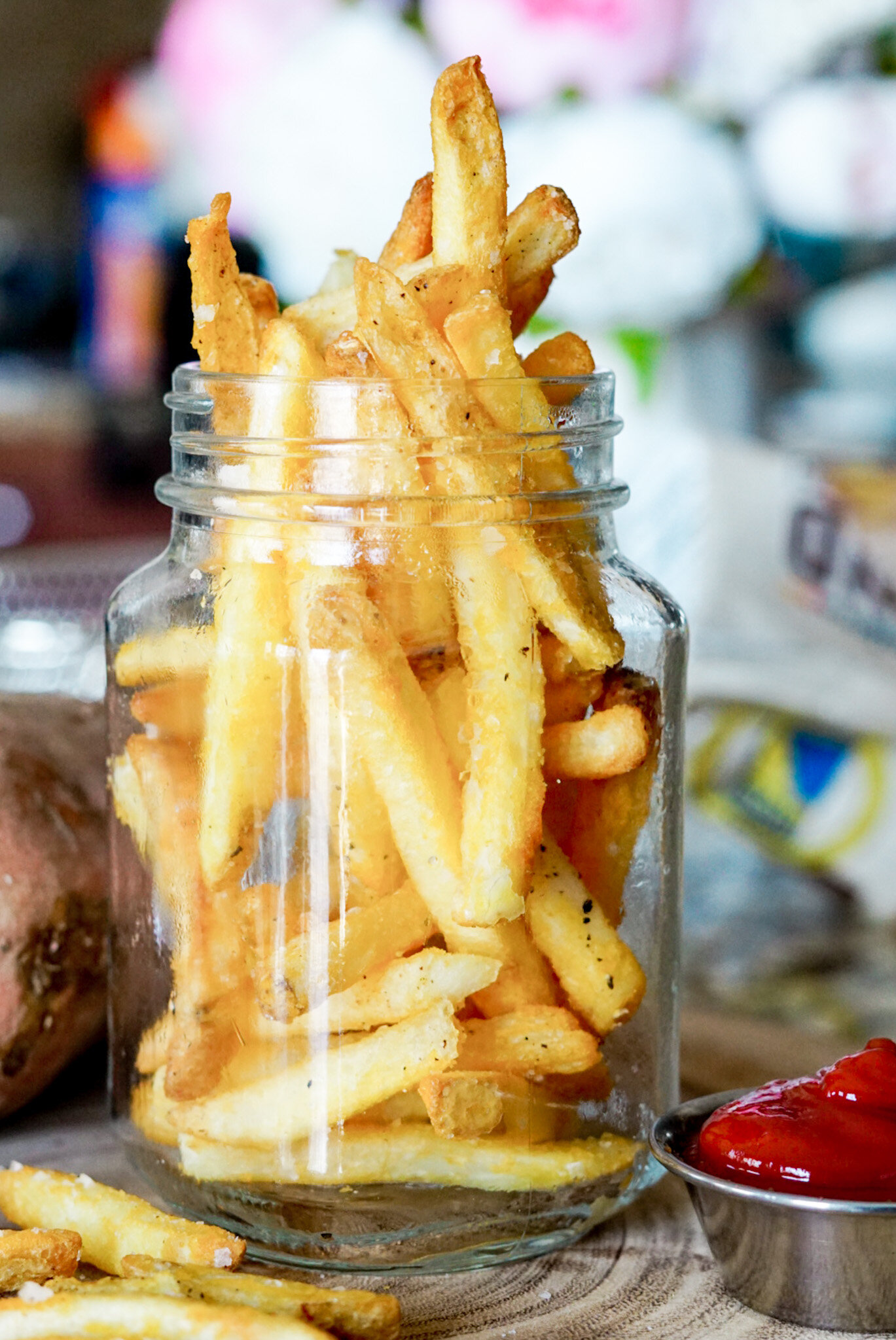 Air Fryer Frozen French Fries - Aubrey's Kitchen