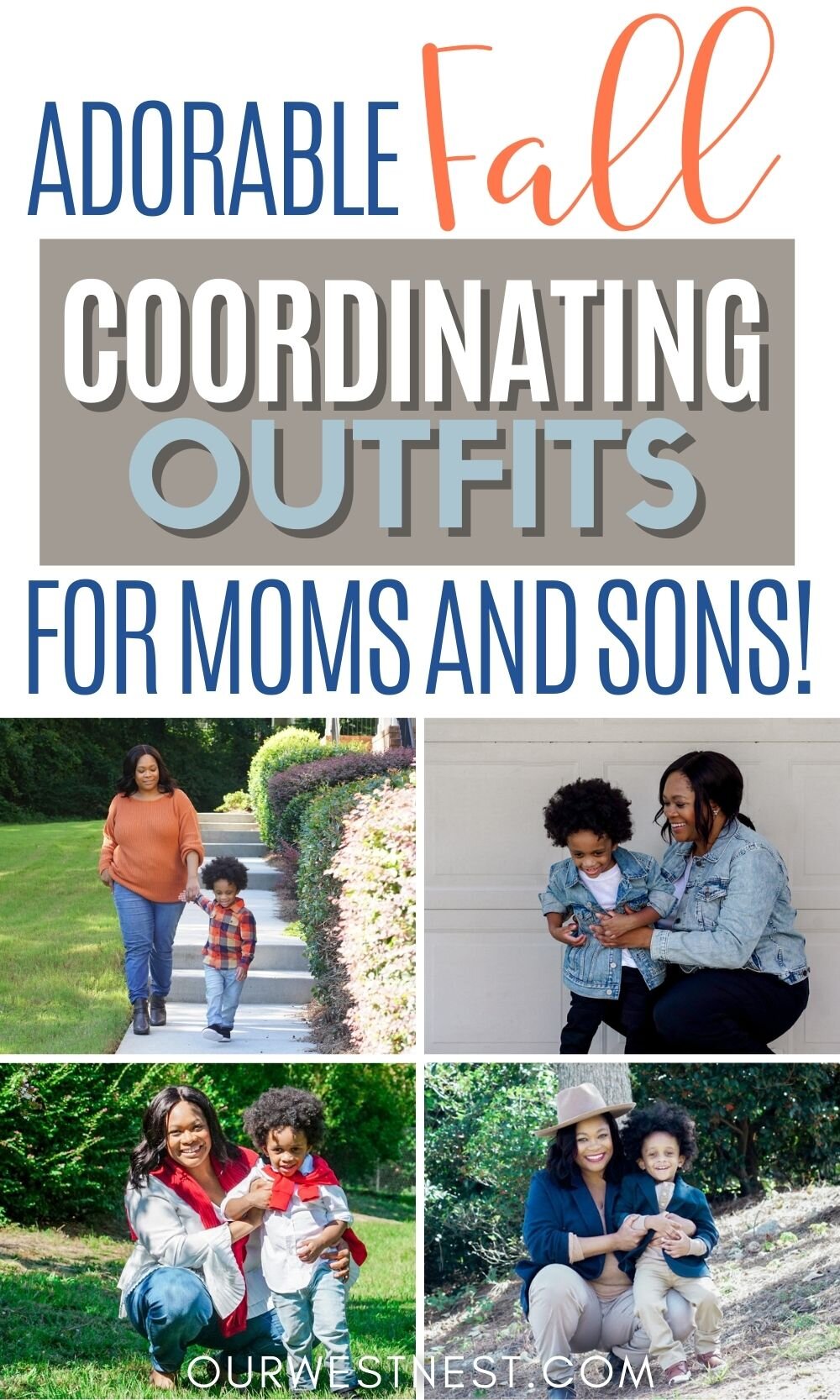 Fall Coordinating Outfits for Moms and Sons — Our West Nest