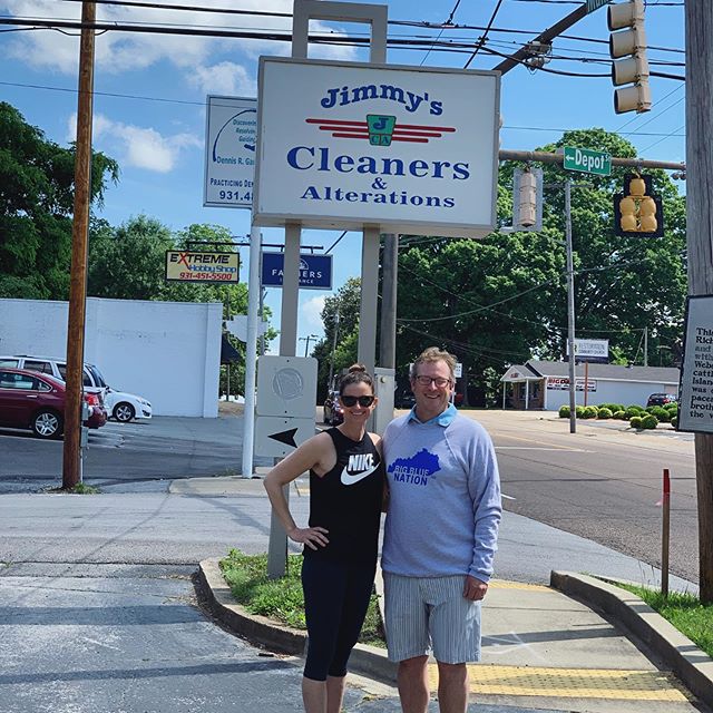Please disregard my post workout attire, but don&rsquo;t disregard the man and his business!!!! Jimmy at Jimmy&rsquo;s Cleaners has so generously offered to advertise for me on his outgoing item. So if you use Jimmy for your dry cleaning services, yo