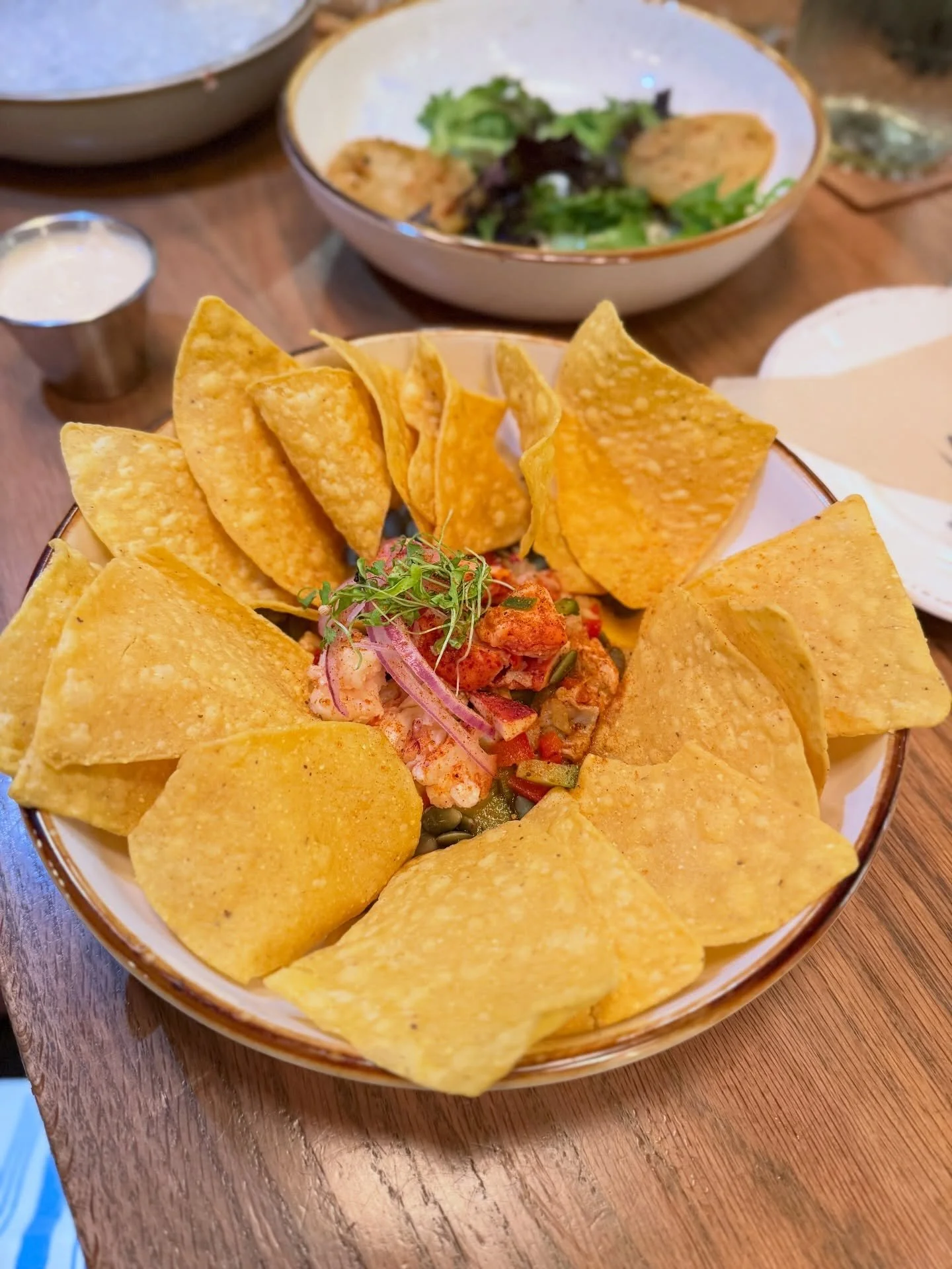 The joy continues! ✨ Fill up on fresh and flavorful seafood before your viewing of How The Grinch Stole Christmas: The Musical. 💚 We welcome walk-ins and reservations and have something for seafoodies and land lovers alike. Plus, small plates for th