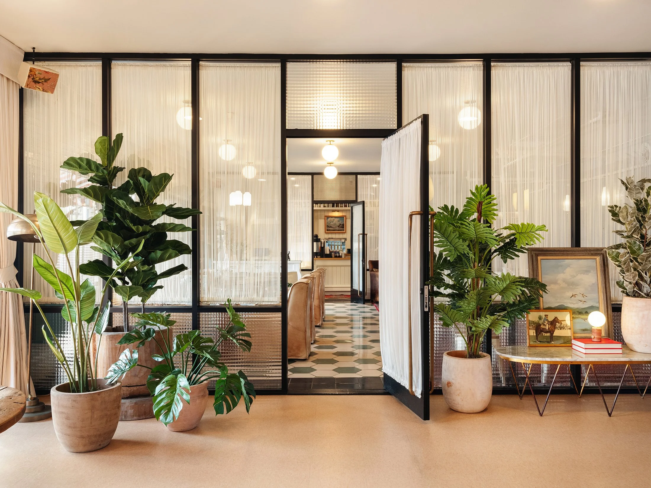 Interior entrance for The Hart and The Hunter Melrose