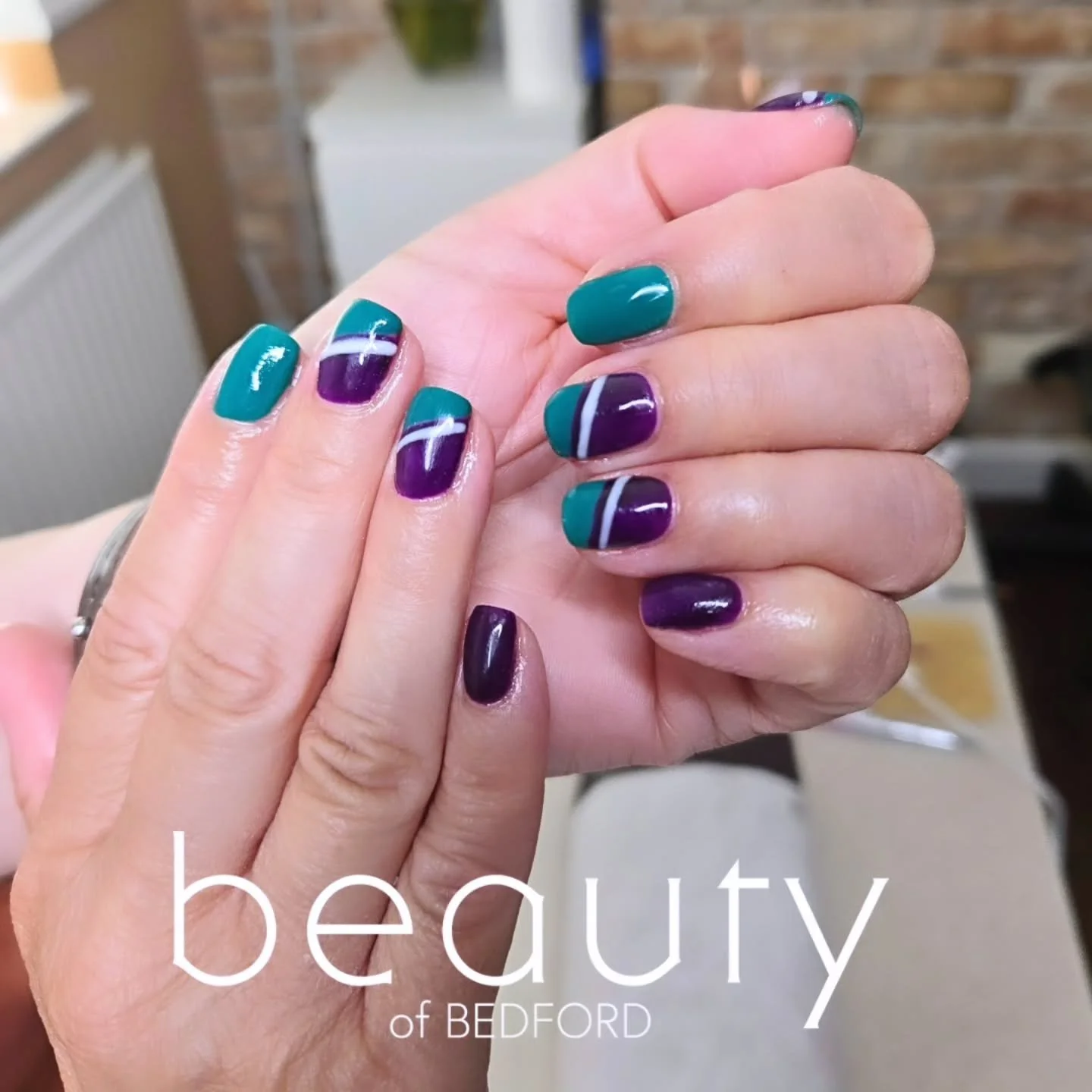 Wimbledon Nails for this lady! 🎾

#gelnails #tgb #nails #bedford