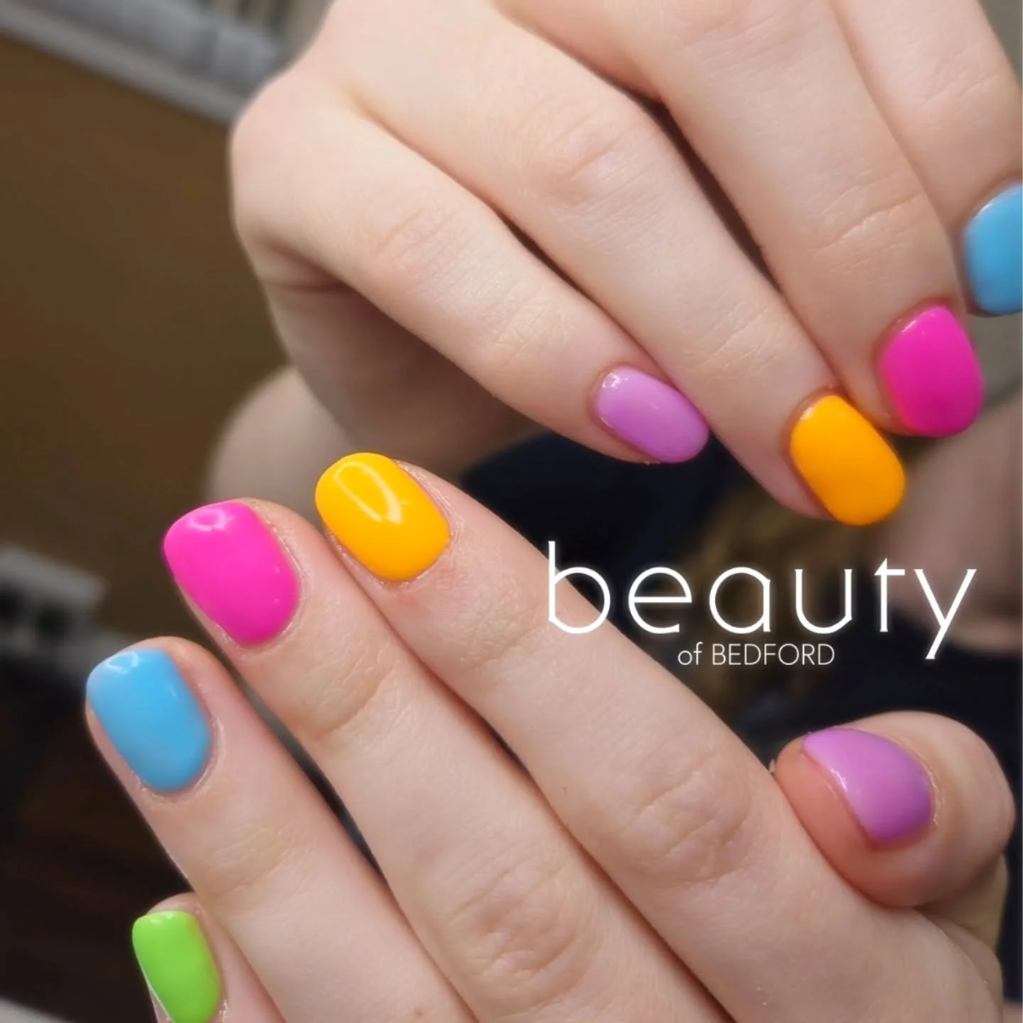 Perfect summer nails!
❤️🧡💛💚🩵

#gelnails #thegelbottle #beautyofbedford