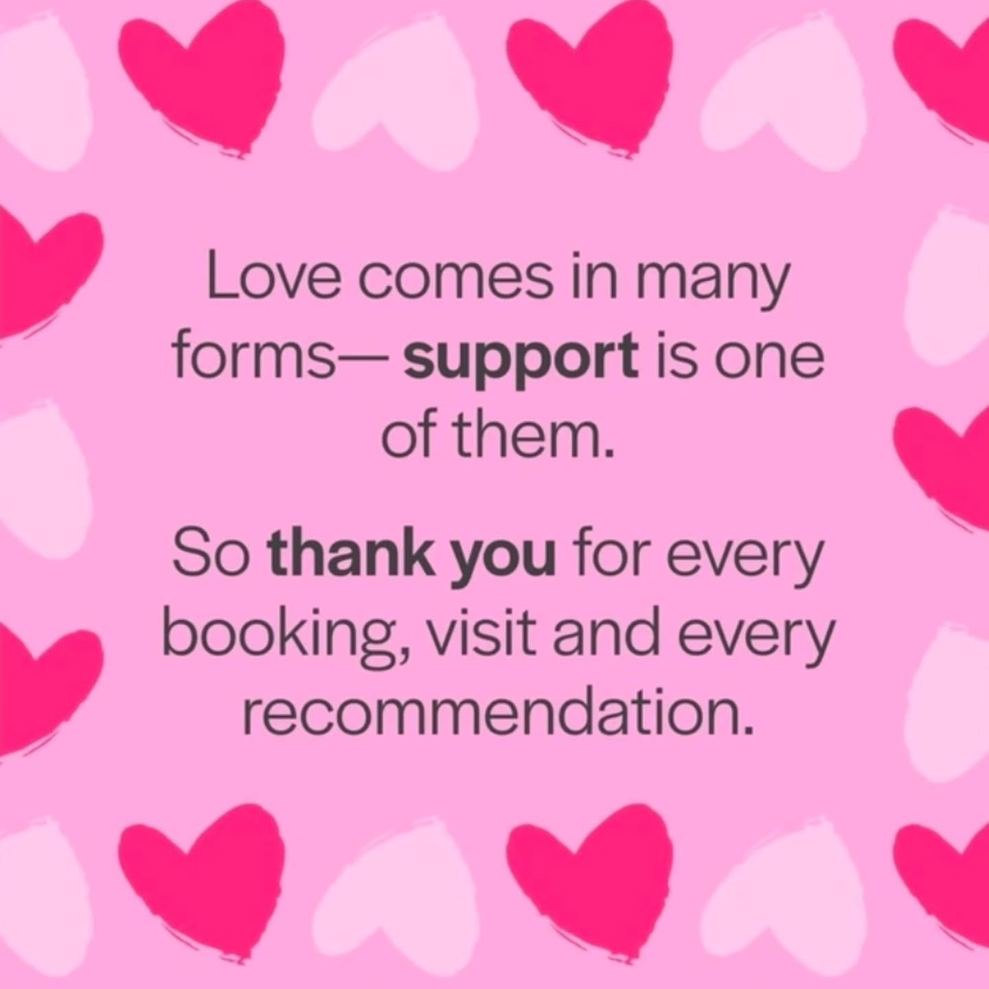 We love all our clients, and we appreciate you!

We hope you take some time out today to show yourself some self care... If it means reading a book with a cup of tea, or spending a little more time on your skin care routine, whatever it is, do someth