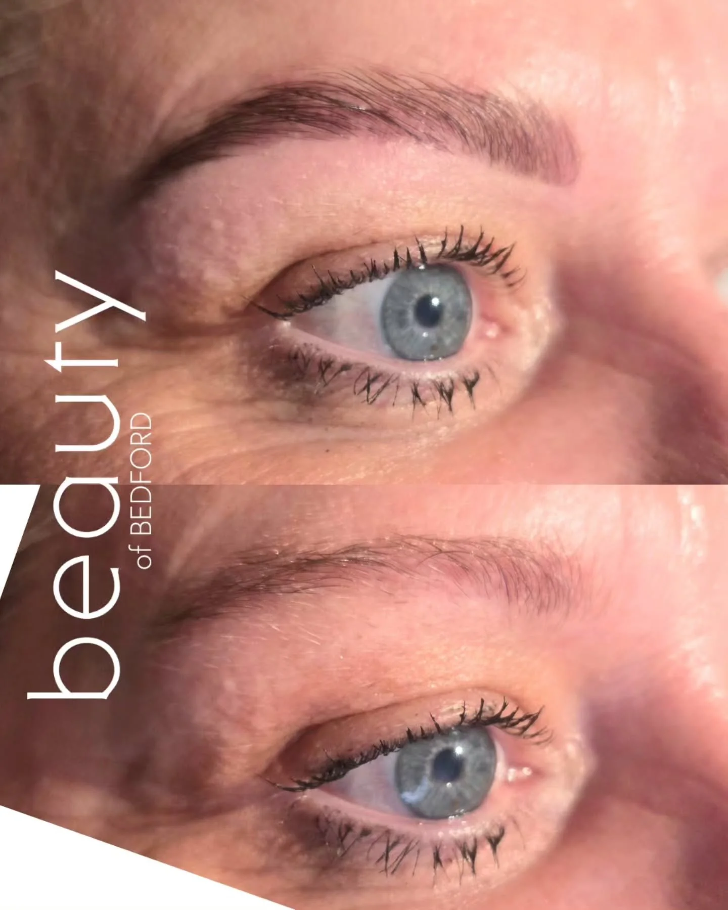 Loved this brow transformation! 😍 
We did a HDBrow Sculpt (Lamination with tint and tidy)

We were both so pleased with the result!

#brows #hdbrows #browlamination #beautyofbedford