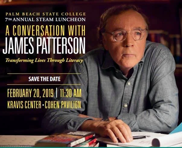 An amazing event! James Patterson’s generosity was on display! He donated hundreds of books, hours of his time, and a number of scholarships for the university!