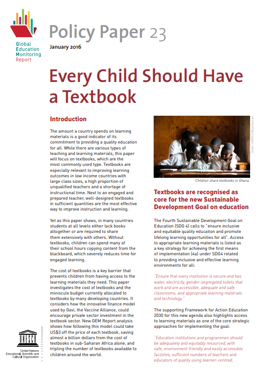 Every Child Should Have a Textbook UNESCO.png