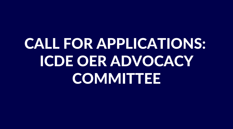 ICDE invites members from Oceania to submit applications to take part in the OER Advocacy Committee