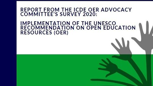 New report from the ICDE OER Advocacy Committee on UNESCO's Recommendation on OER