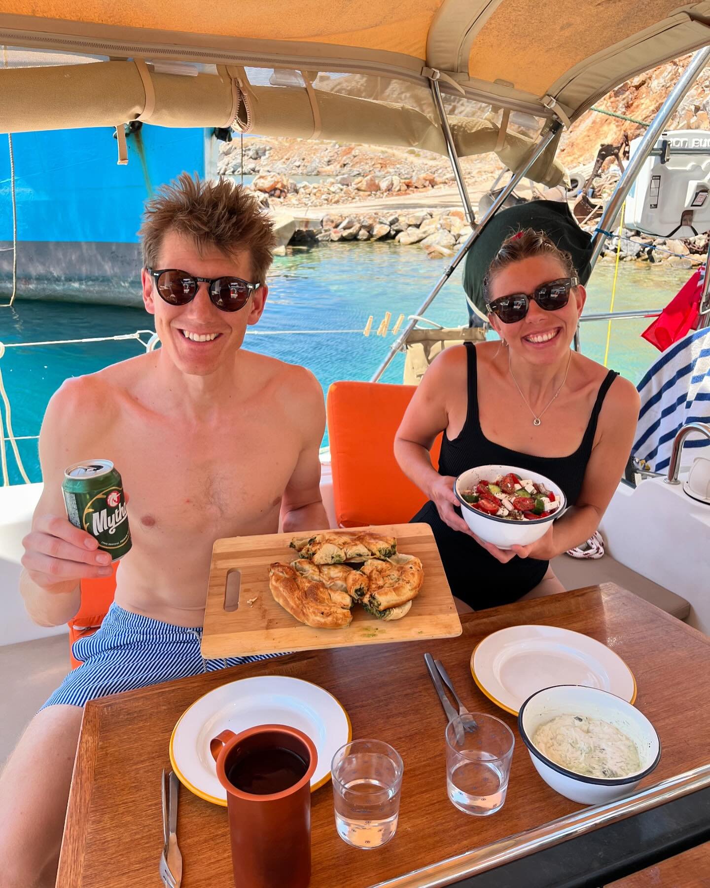 Two weeks on the Turtle!!!! Latest Substack now live - featuring @tomarden, teak decking and a frankly alarming amount of tzatziki (plus many other things that don&rsquo;t even begin with T). Link in bio!