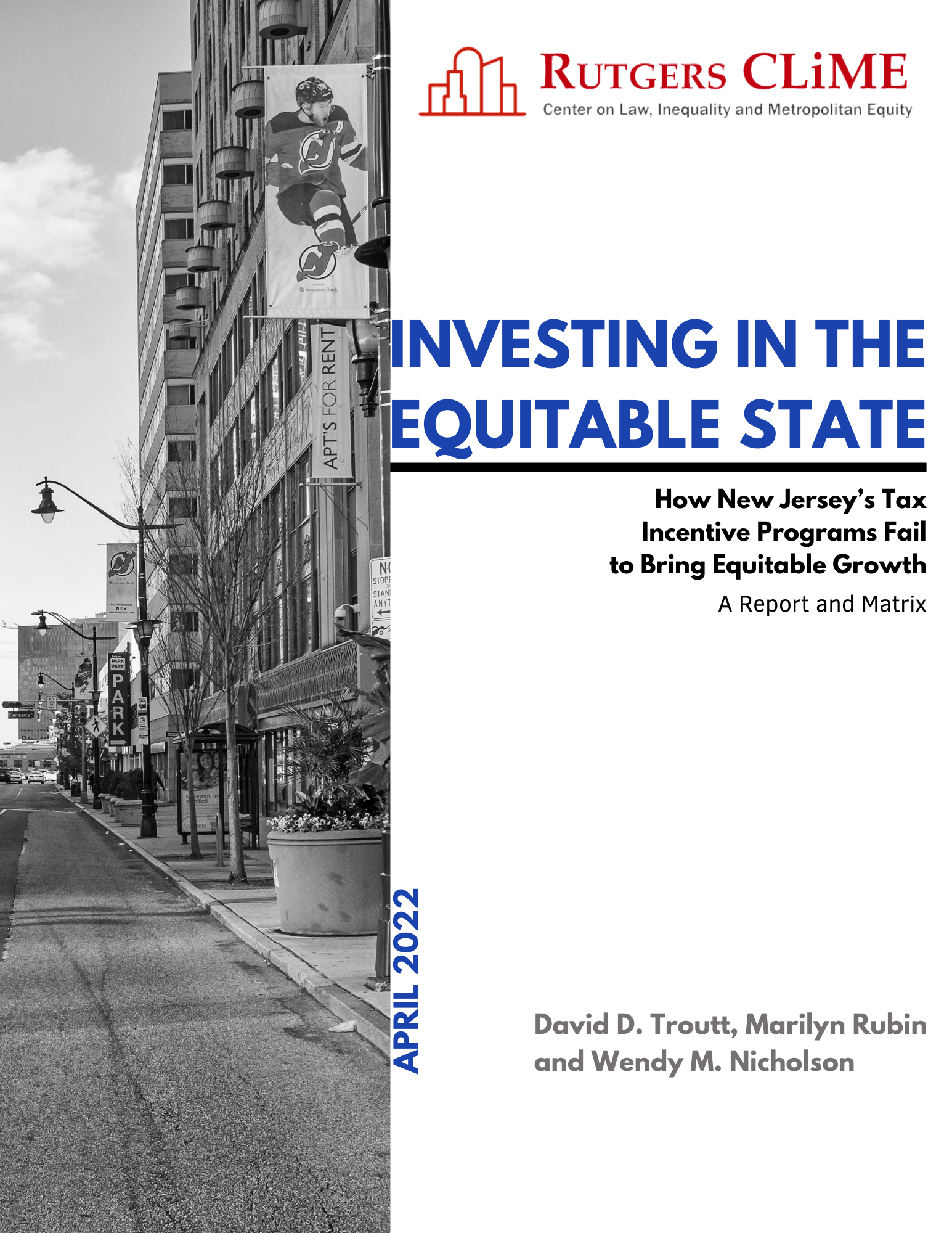 Investing in the Equitable State: How New Jersey’s Tax Incentive Programs Fail to Bring Equitable Growth