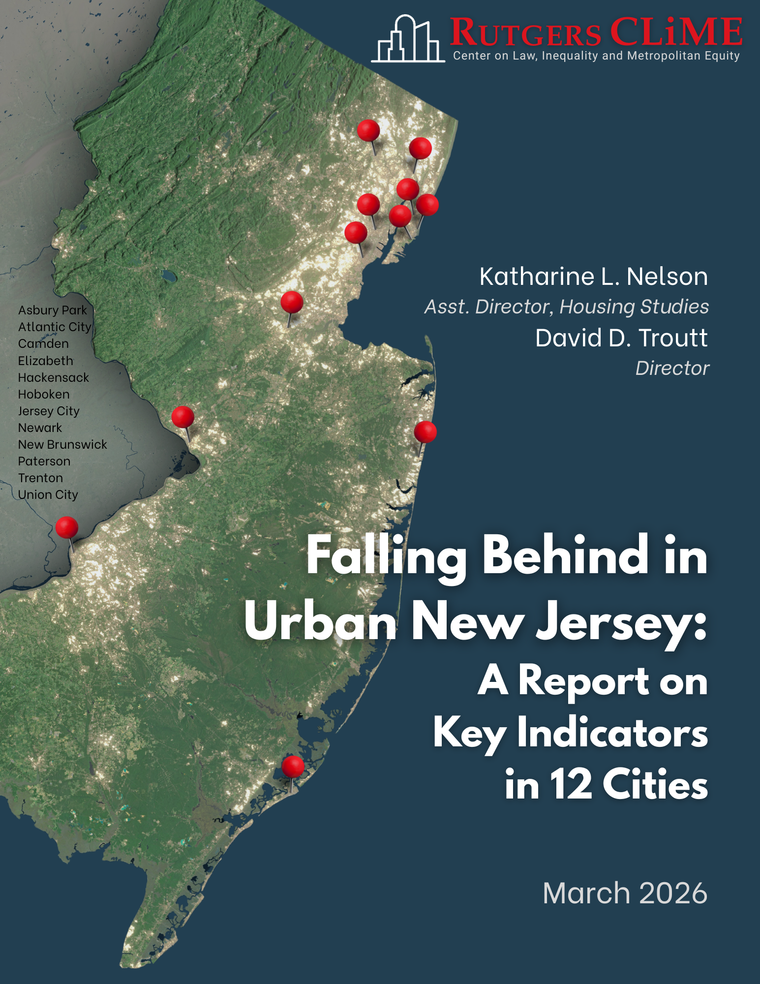 Falling Behind in Urban New Jersey: A Report on Key Indicators in 12 Cities