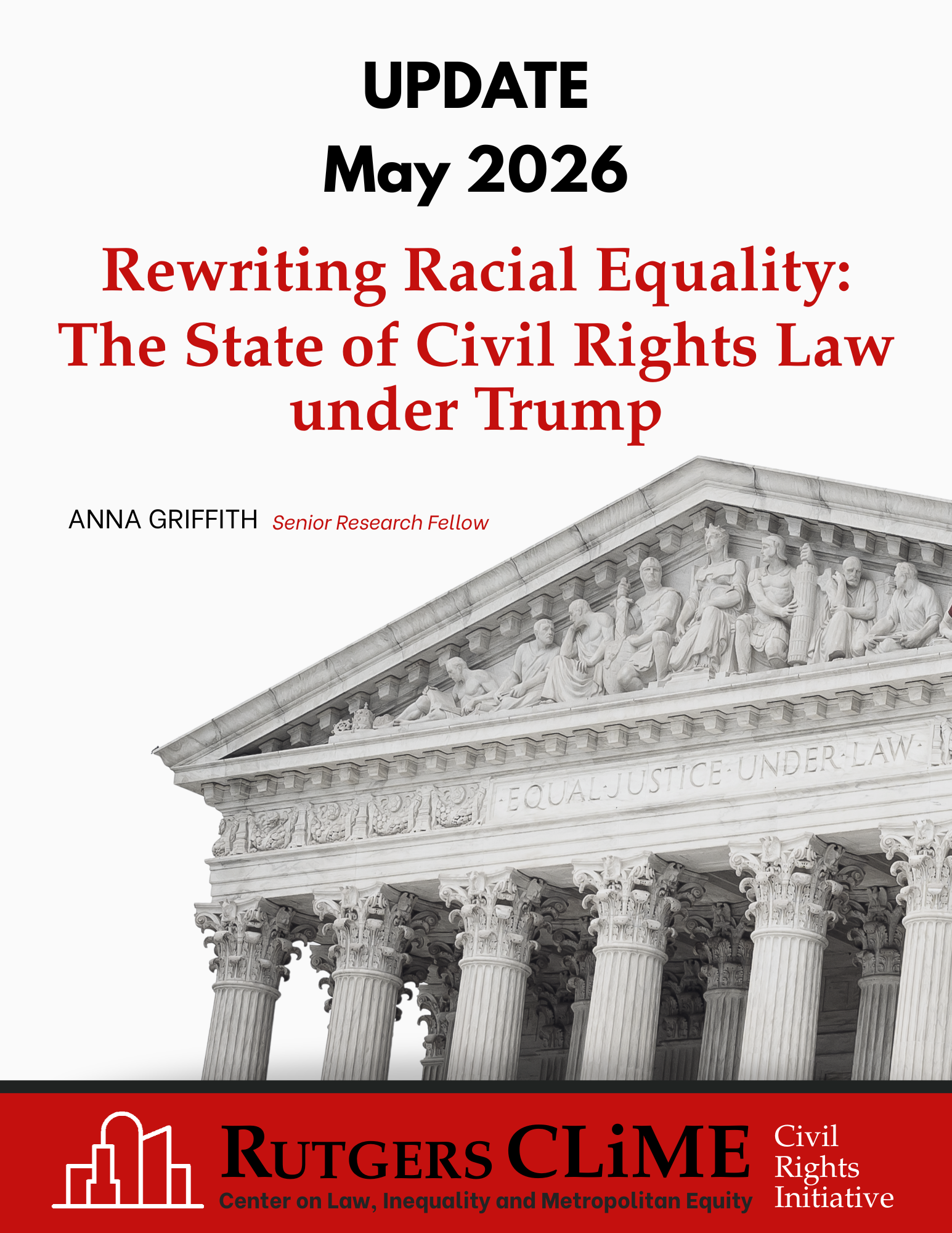 UPDATE - Rewriting Racial Equality: The State of Civil Rights Law under Trump