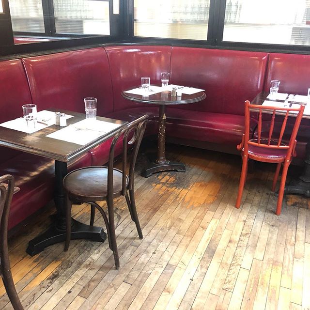 Raymond&rsquo;s Montclair furniture manufactured by Rollhaus Seating Products in Long Island City #raymonds #montclairrestaurants #seatingproducts #restaurantfurniture #chairs #eclecticchairs #bestnjrestaurants #restaurantdecor