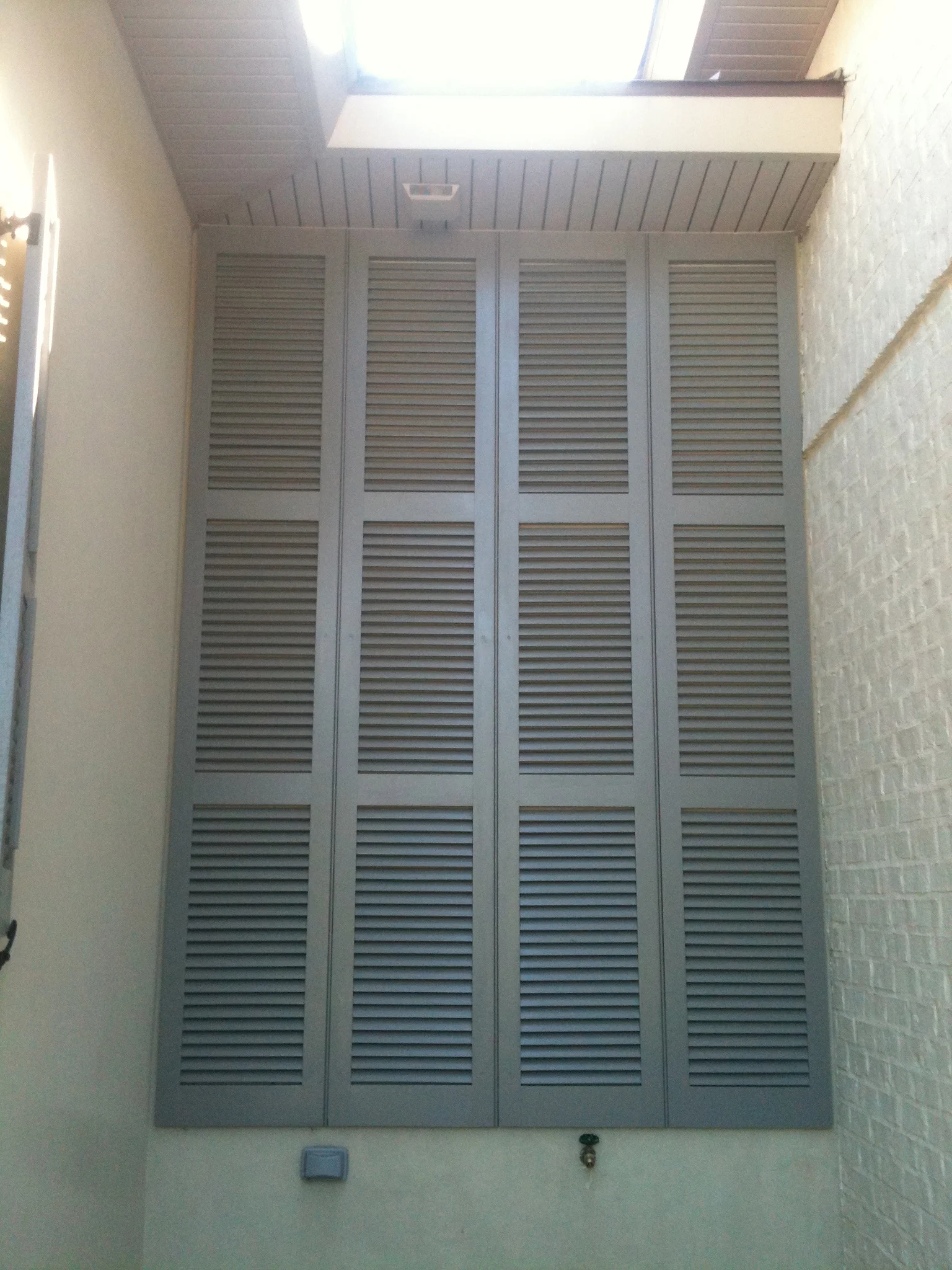 Fixed Louvered Shutters