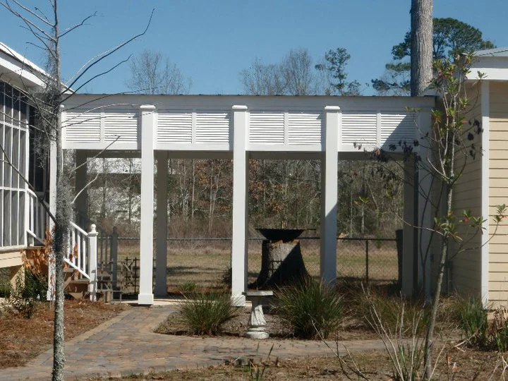 Louvered panels