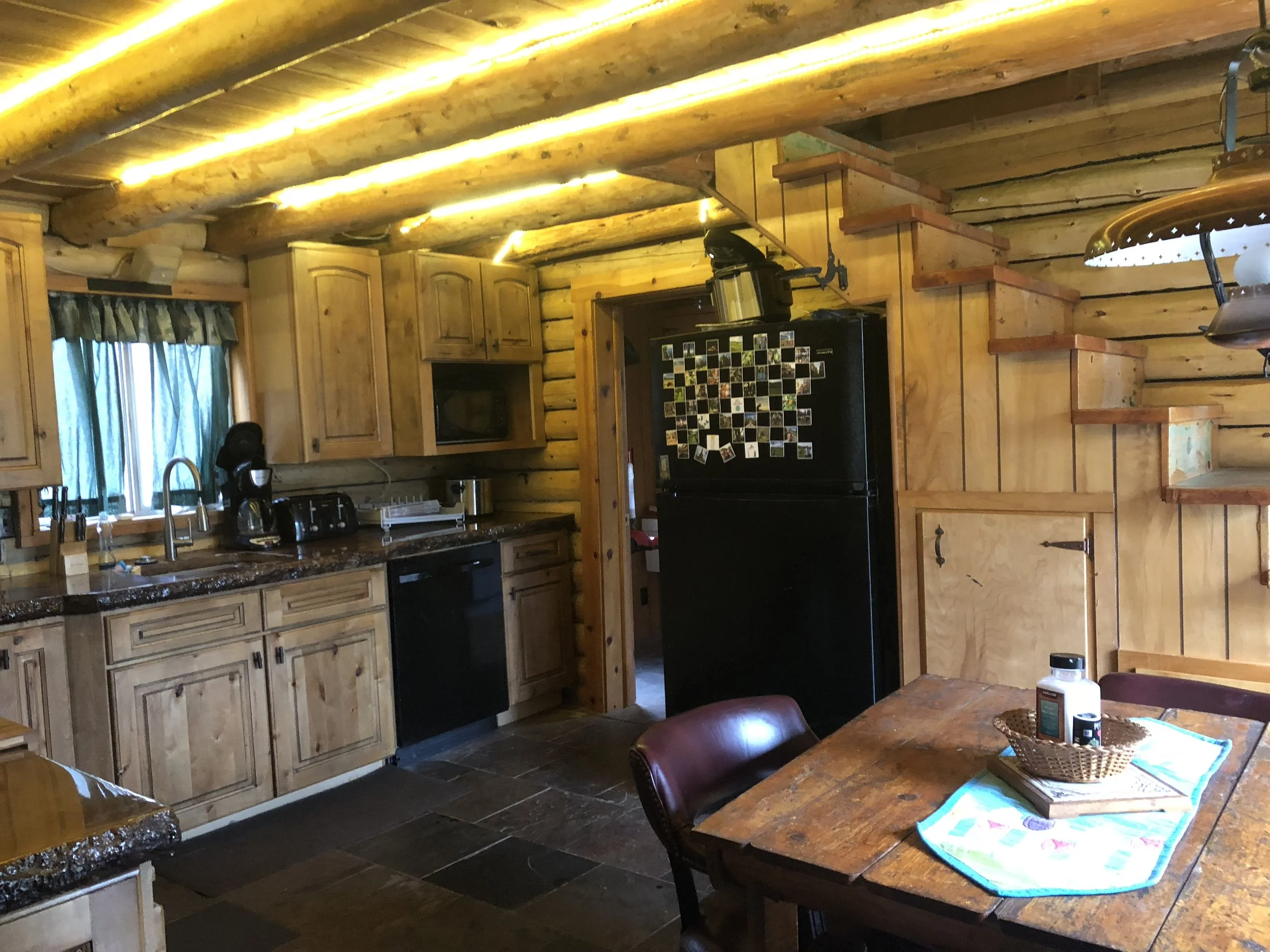 "The kitchen is stocked with everything ... "