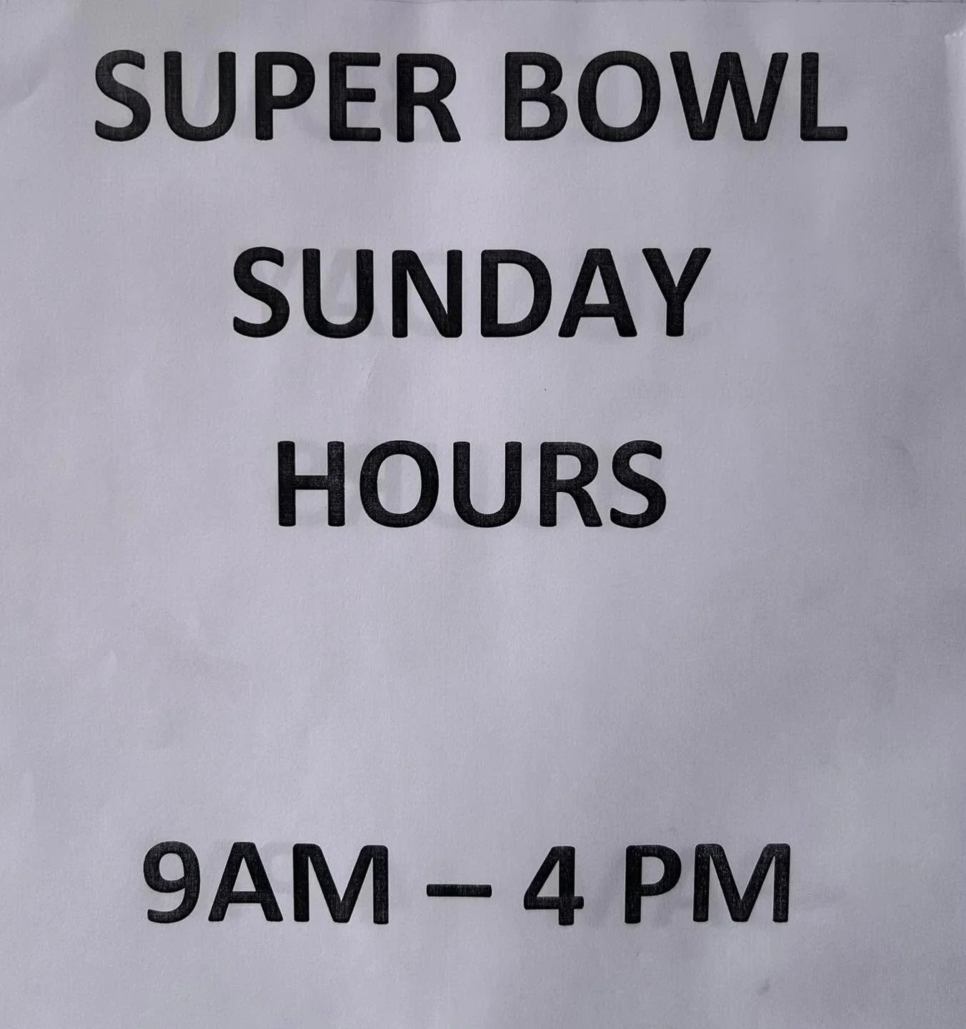 Just a reminder that we are closing at 4:00 pm tomorrow