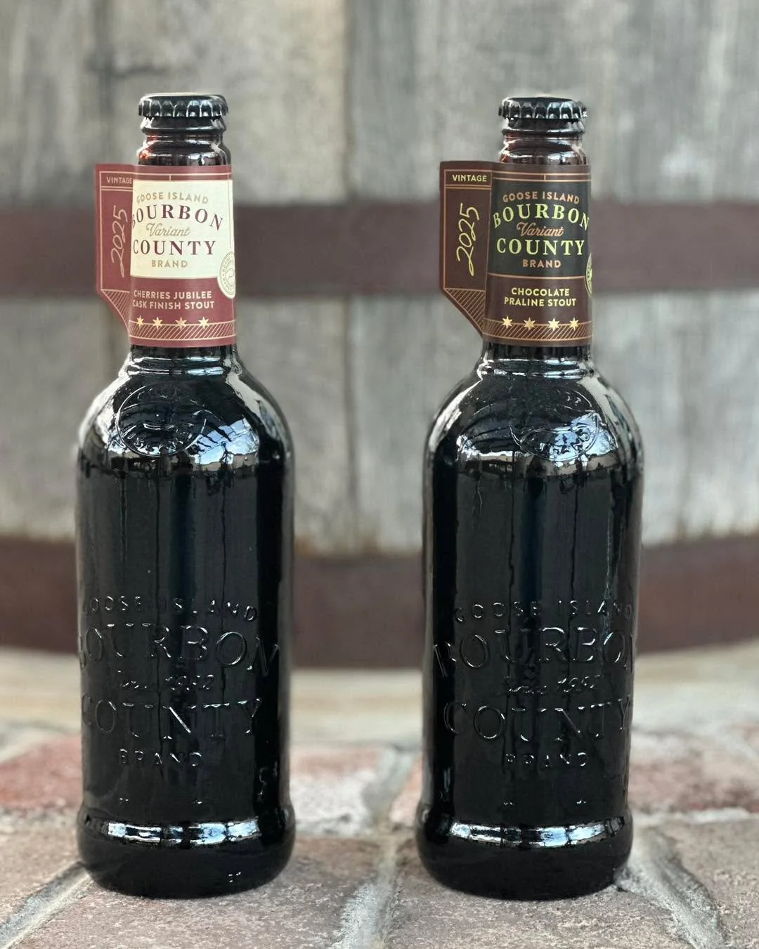 Bourbon County Brand Stout never misses&mdash;especially these 2023 Cherries Jubilee and Chocolate Praline variants from @gooseisland. Big flavor, bold finish, and perfect for collectors and stout lovers alike.
#BourbonCountyStout #GooseIsland #SideD