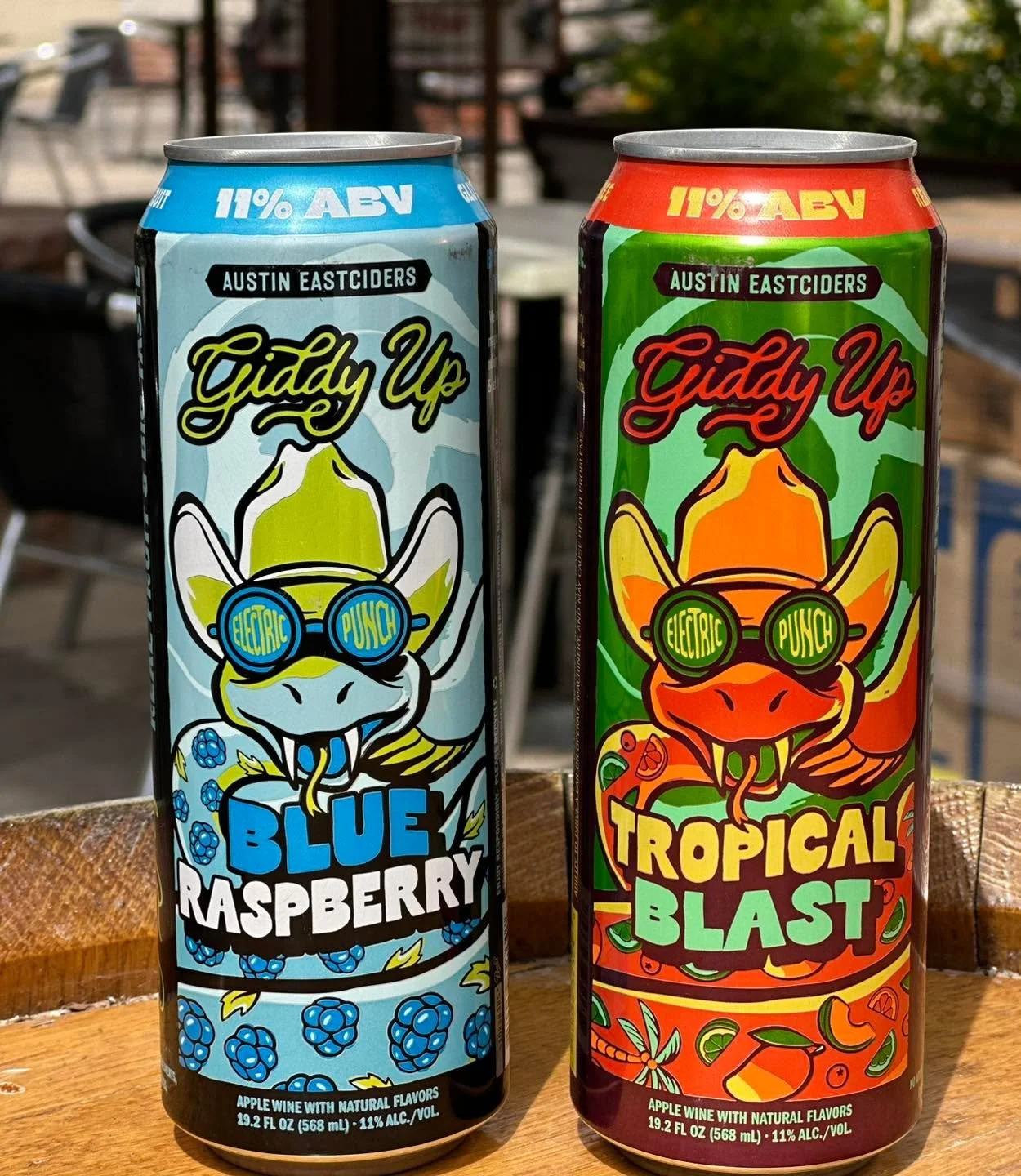 Electric vibes in a can. ⚡️ Meet our newest heavy‑hitters from Austin Eastciders&mdash;Giddy Up Blue Raspberry and Giddy Up Tropical Blast. Big flavor, bold energy, and ready to ride into your weekend. 🤠🔥
#GiddyUp #AustinEastciders #ɴᴇᴡɪᴛᴇᴍ