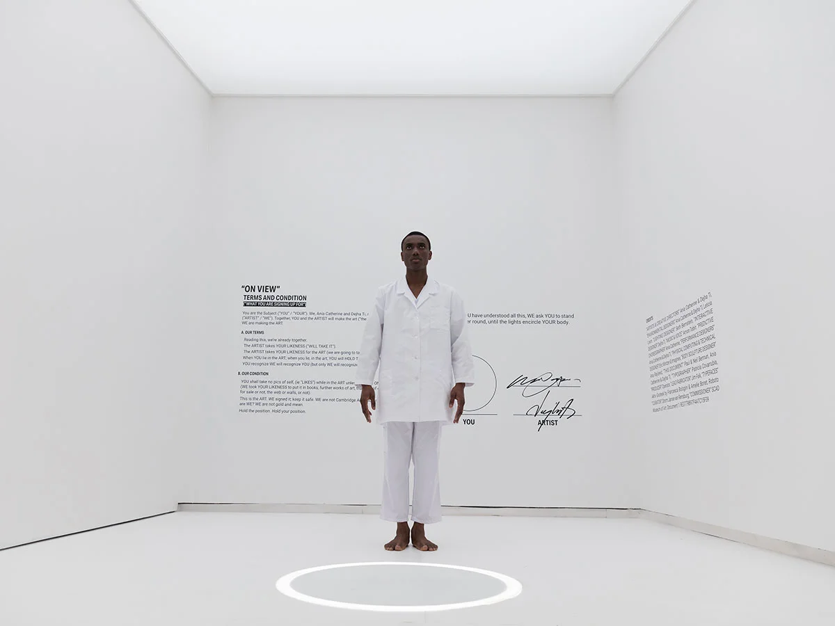 Ania Catherine + Dejha Ti, 'On View,' exhibition view and performance still | SCAD Museum of Art, 2019 | Phoro: Djeneba Aduayom | Courtesy of the artists.