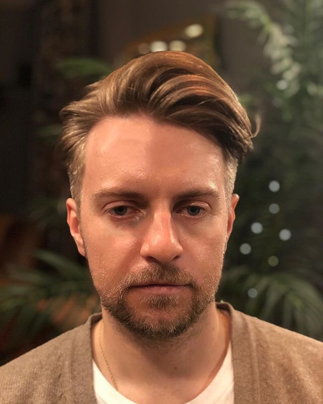 Playing with disconnection on @dansell_  Styled with @kevin.murphy Freehold Styling Paste #dougwillcutyou