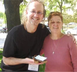 Mark with Norma McCorvey Former "Roe" of Roe vs. Wade