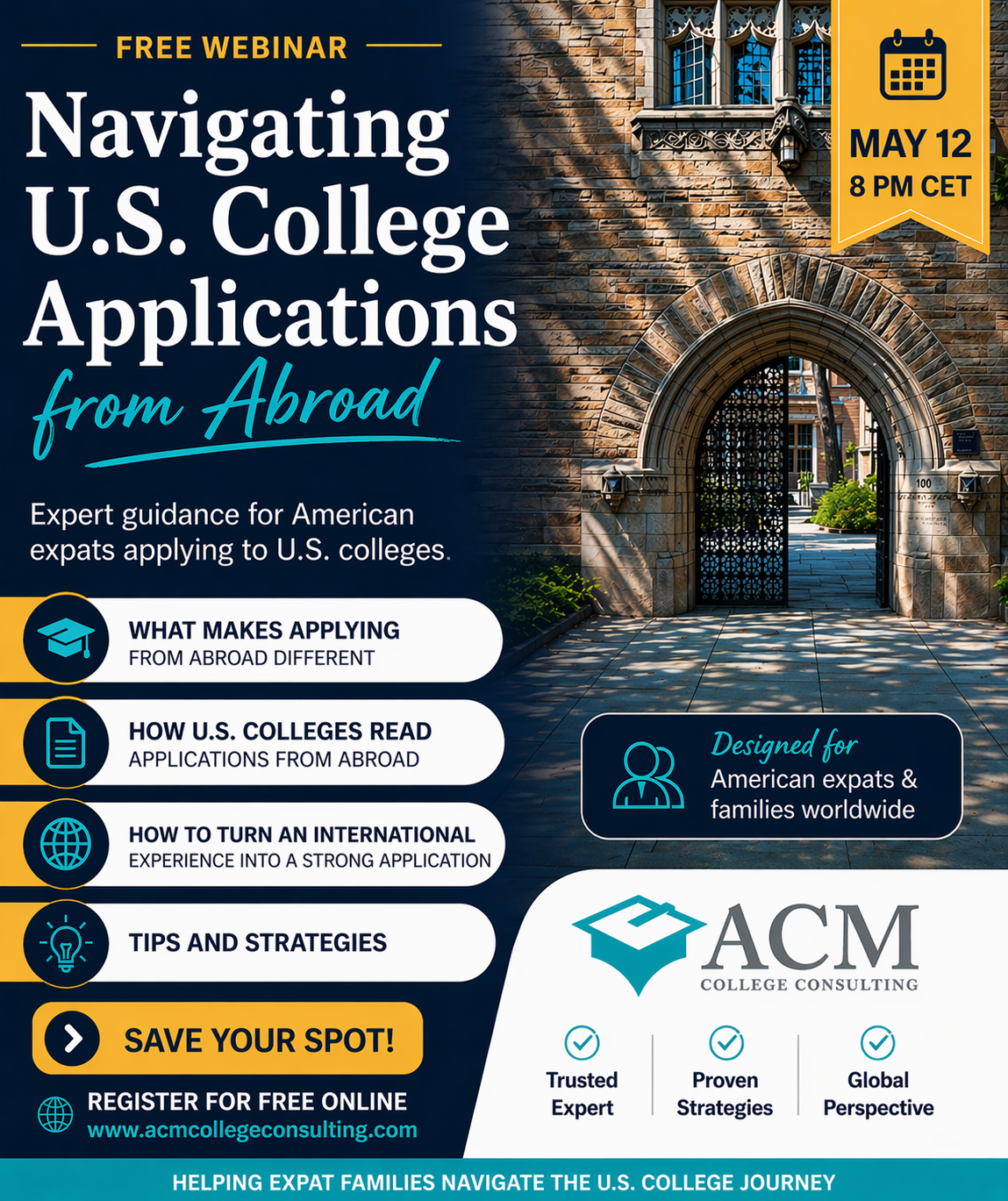 Free Webinar for U.S. Expats