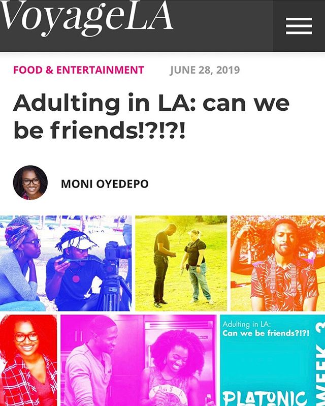 Week 3️⃣!! Check in with our creator @momonilessprobs as she explains how cultivating friendships is basically like dating other people on a platonic level once you hit young adult status. Check it out now on @voyagelamag!