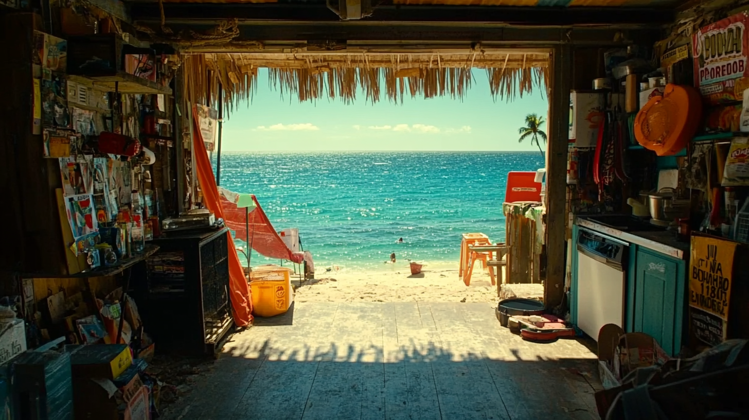 bigfish_Cinematic_asymmetrical_still_of_a_funky_beach_shack_w_2e5fe436-f579-4c9f-bc44-cf58ca91d164_2.png