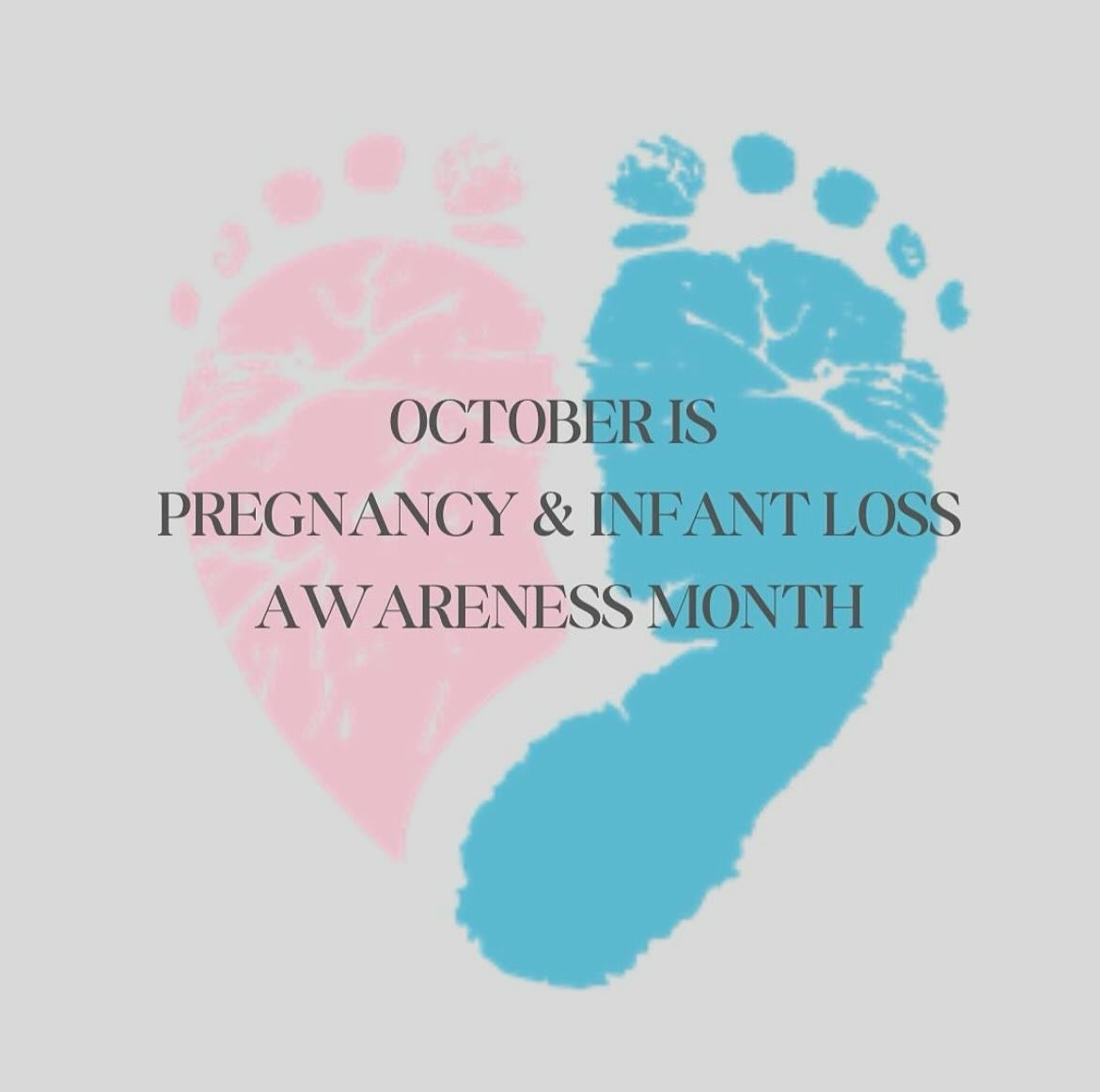 October is Pregnancy and Infant Loss Remembrance  month ~
Today we remember the babies that we couldn&rsquo;t carry long, the babies we carried but never met, the babies born sleeping, the babies we held but didn&rsquo;t get to take home, and the bab