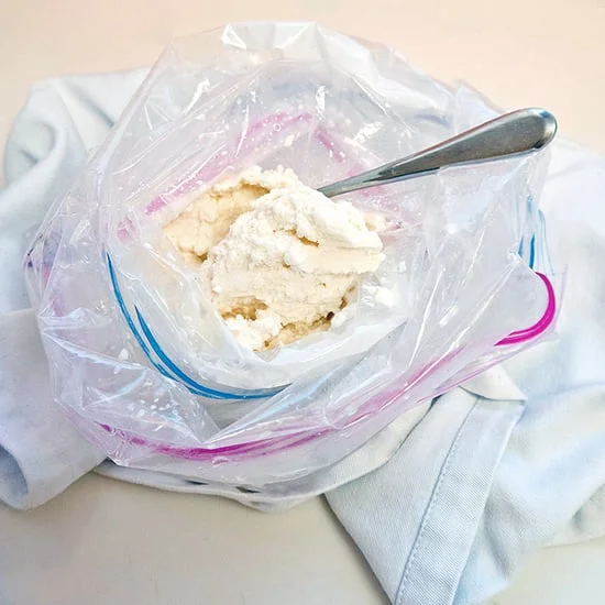 how to make ice cream experiment