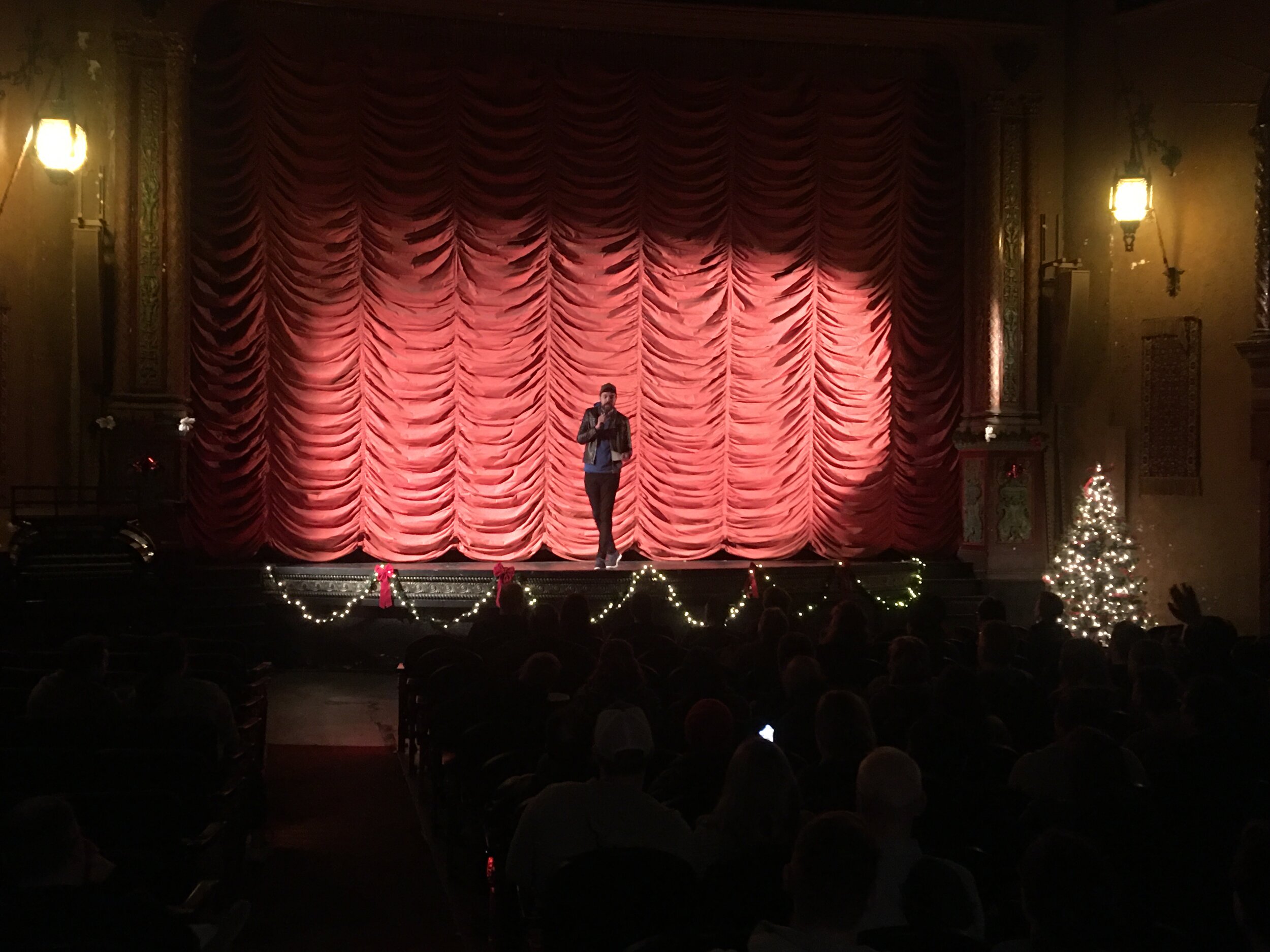  Co-Writer Alex Garday addressing the crowd pre-screening. 