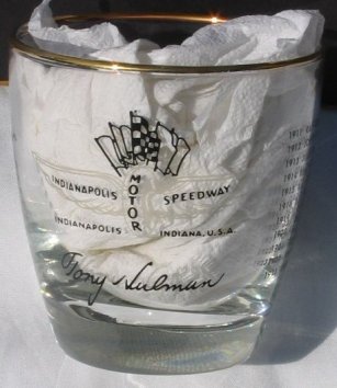 Indianapolis Historical Indy 500 Glassware - 1950 Johnnie Parsons Set