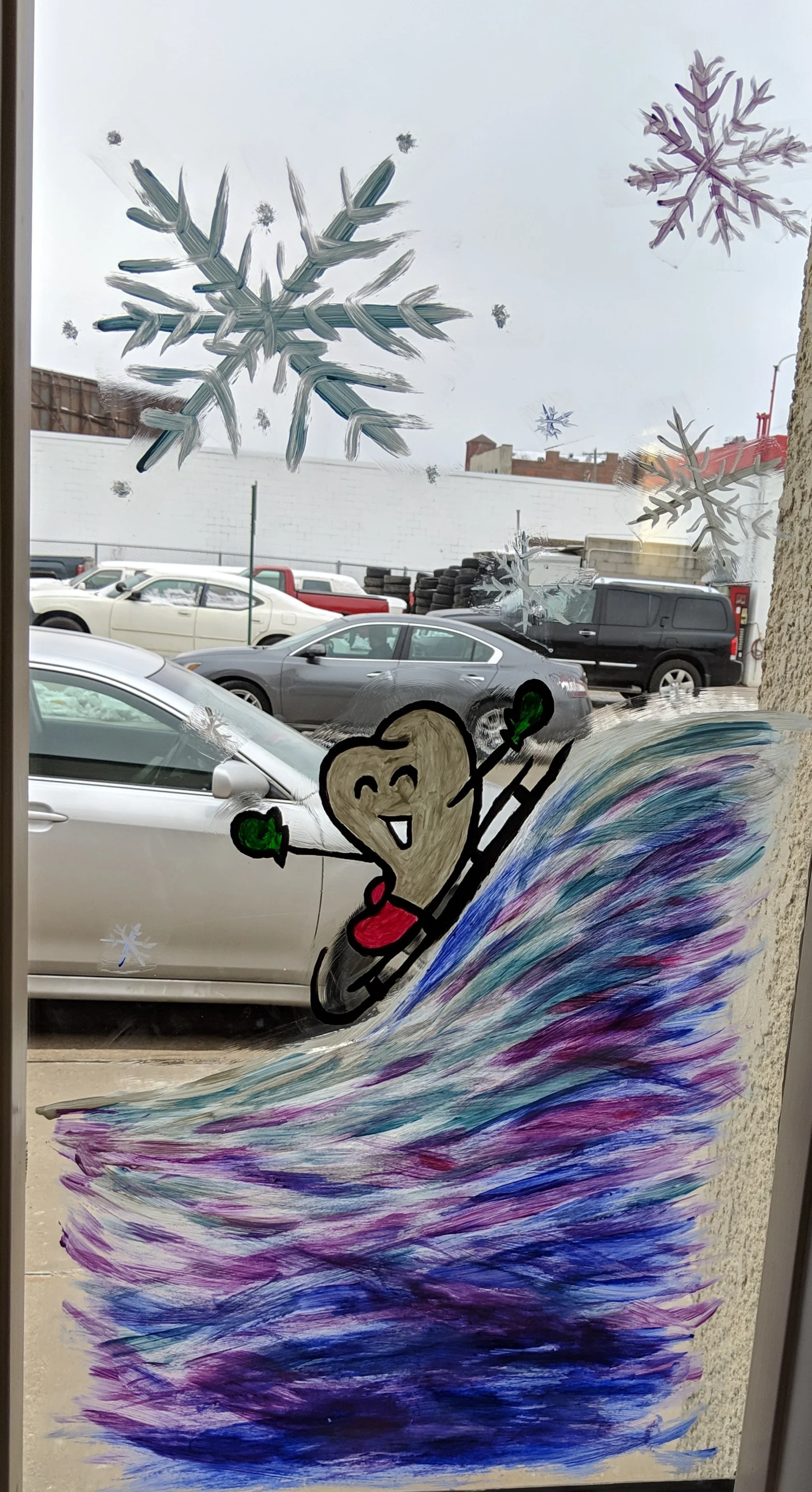 Children's Dental of Winona - Seasonal Window Painting