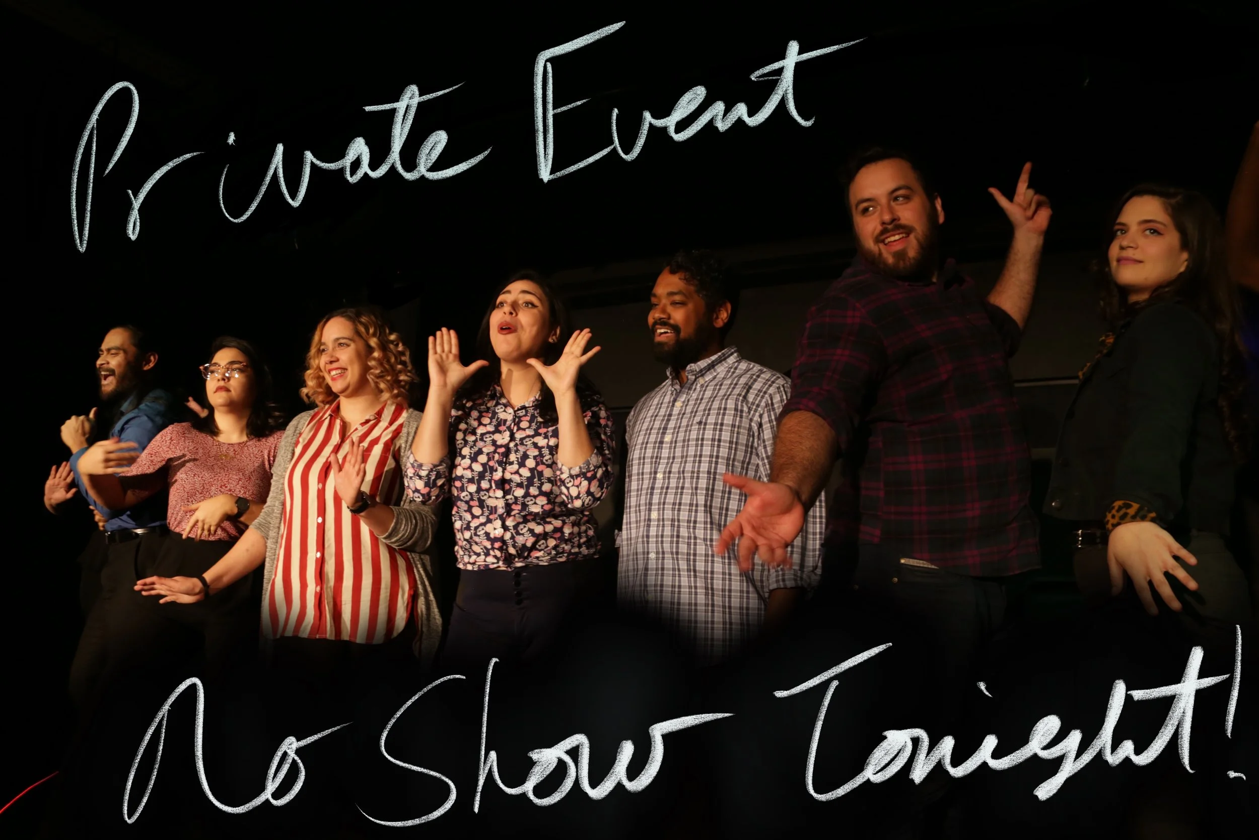 NO SHOWS - PRIVATE EVENT