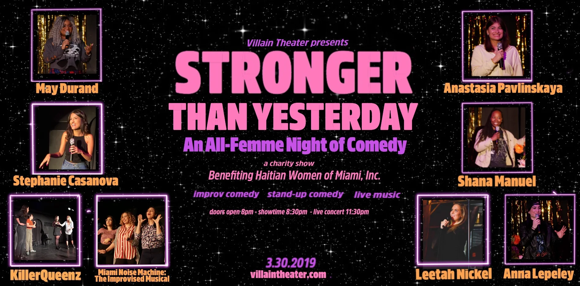 Stronger Than Yesterday: An All-Femme Comedy Night