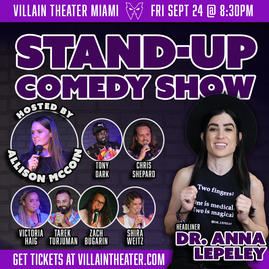 Stand-Up Comedy Show with Dr. Anna Lepeley