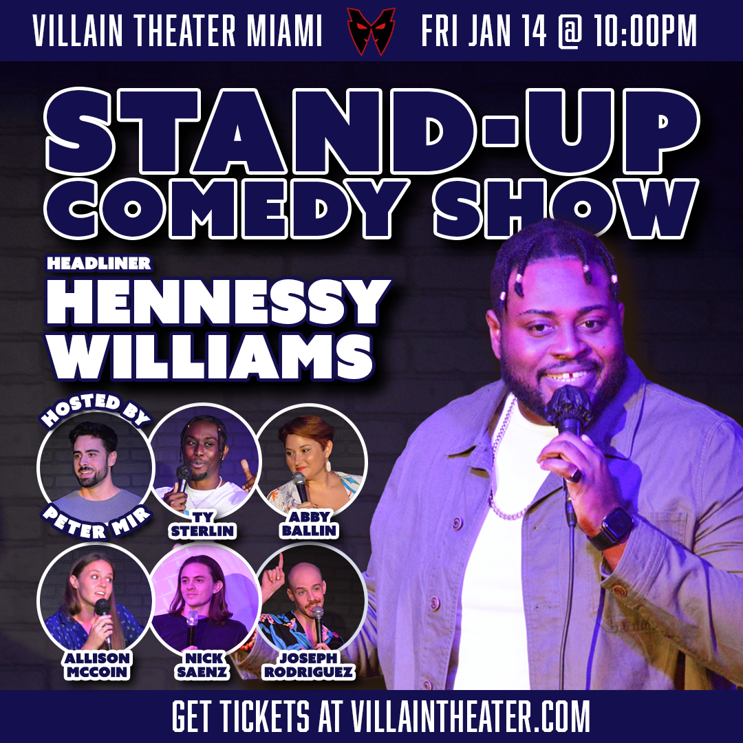 Stand-Up Comedy Show with Hennessy Williams