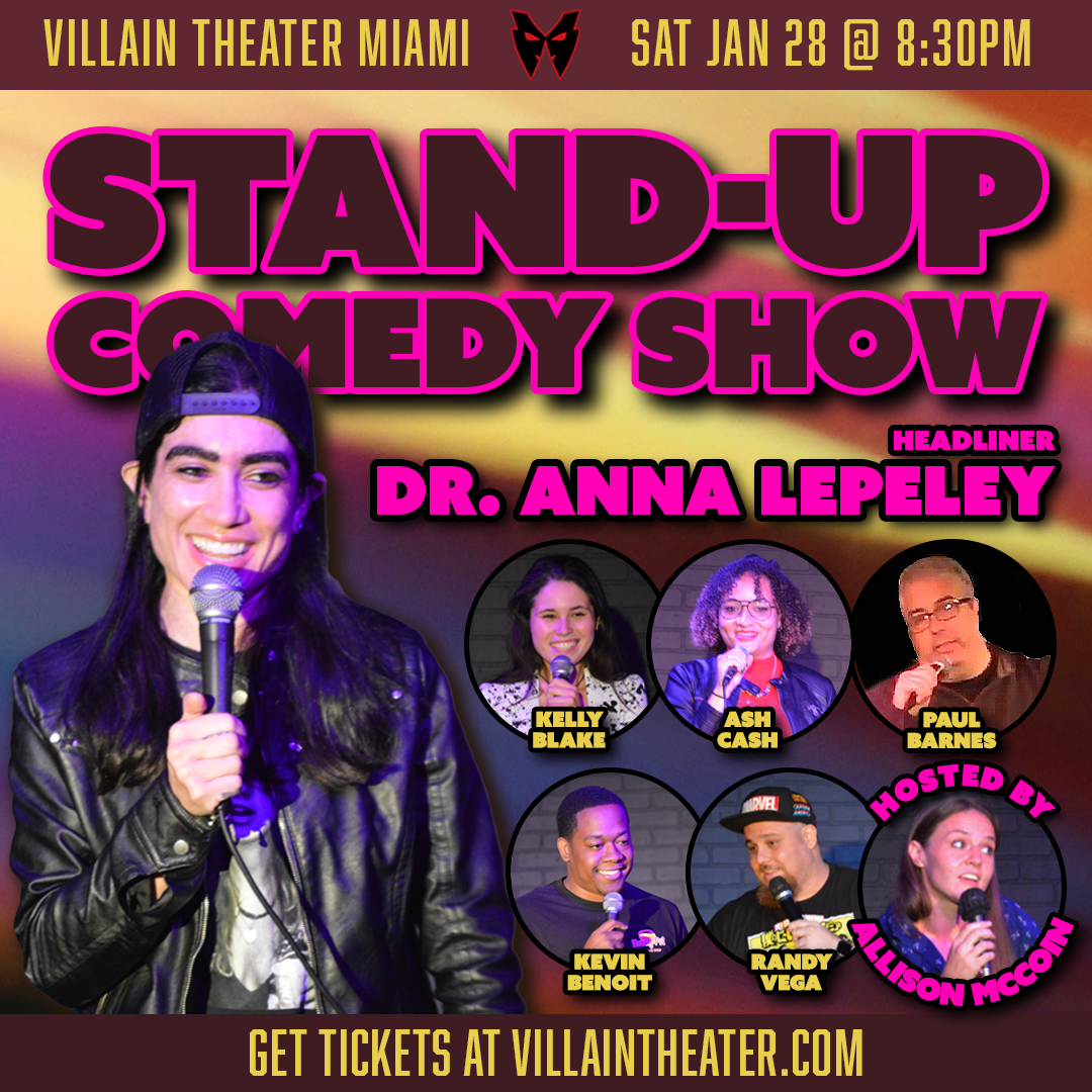 Stand-Up Comedy Show with Dr. Anna Lepeley